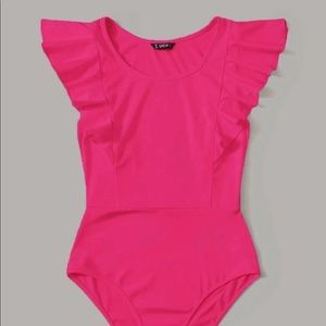BRAND NEW W/O TAGS! Super Fun Pink Bodysuit!